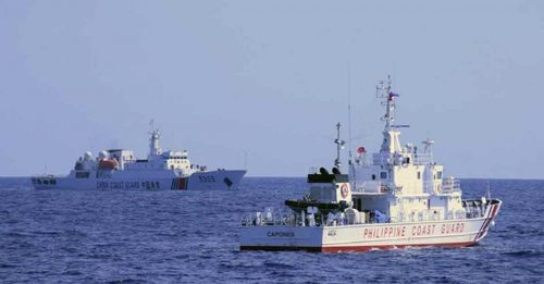 数十中国船聚集南海争议水域  中美争执 菲不置评