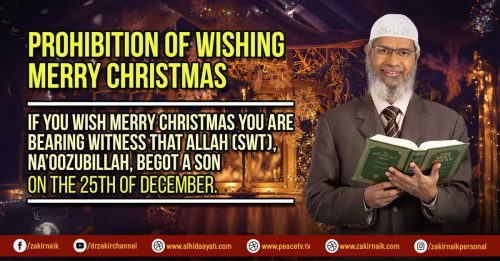 查基尔重复3年前言论 “穆斯林禁祝圣诞快乐”