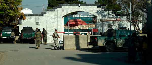 巴基斯坦驻阿富汗喀布尔大使馆外观。