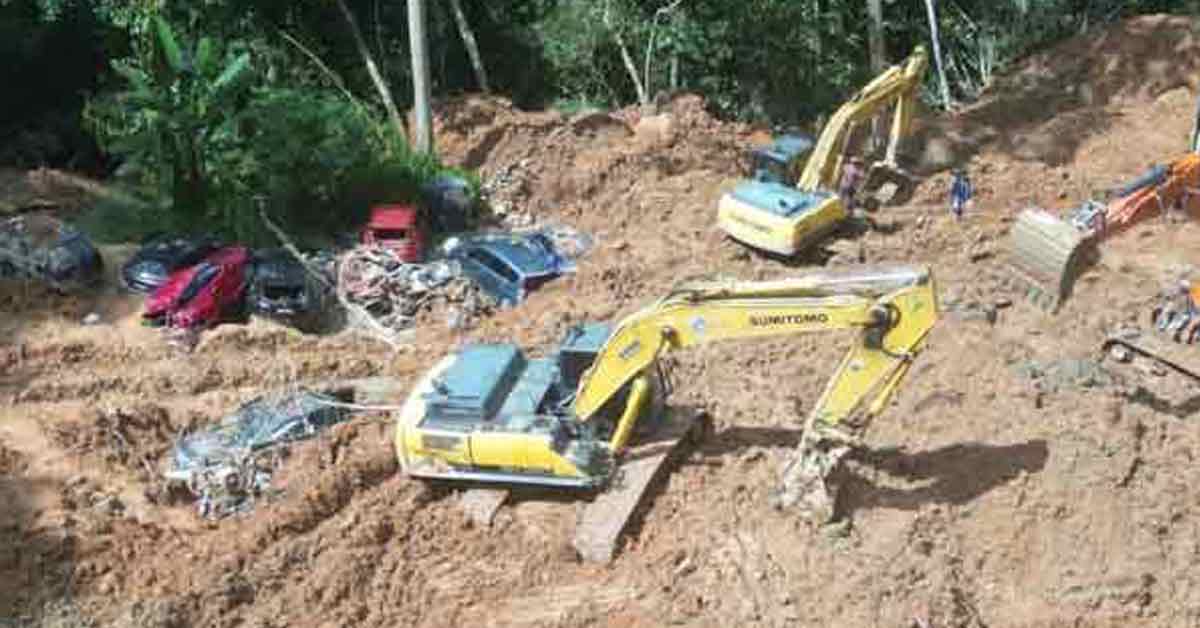 ◤Live 滚动.露营地土崩第四天◢ 搜救队通过地面探测雷达 发现农场地底下5“物体”