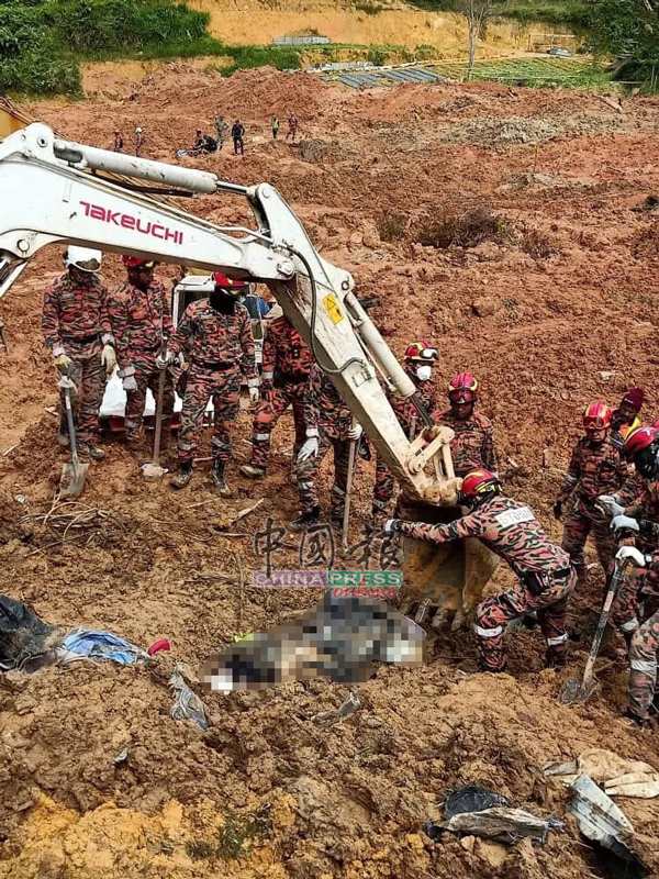 found body,BatangKali,Landslide