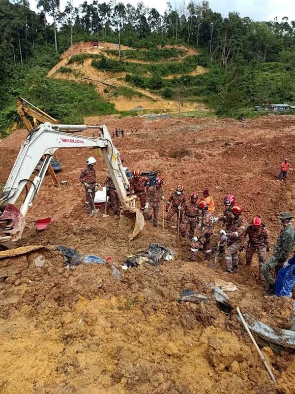 峇冬加里露营地土崩 Batang Kali landslide 露营地 土崩