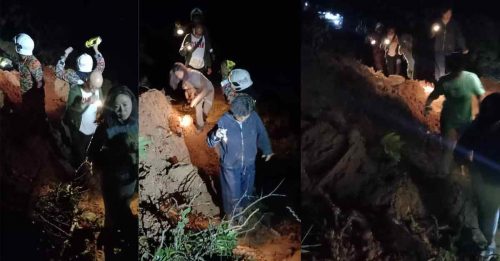 ◤峇冬加里露营地土崩◢营地土崩百人受困 截至5am  31人获救