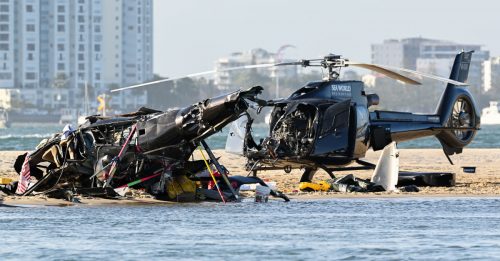 澳洲黄金海岸直升机相撞 至少4死9伤