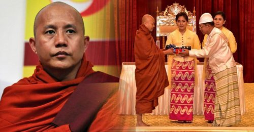 缅甸激进派僧人威拉图 获军政府授国家头衔