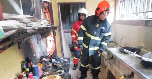 餐厅厨房失火 3员工遭灼伤
