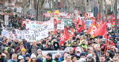 年金改革引抗议 法国大罢工 公共运输受冲击