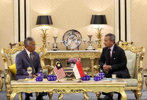 Singaporean Foreign Minister,Meets,agong