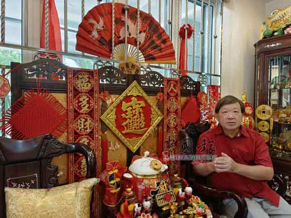 刘家仰希望透过《中国报》和大家分享新春布置住家的喜悦。