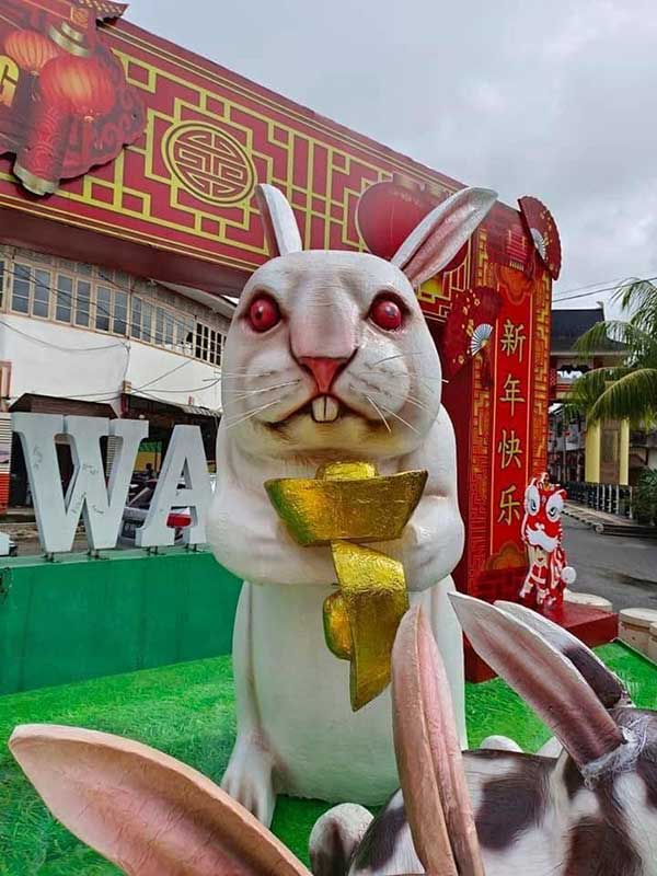 rabbit CNY 兔 农历新年 Kota Singkawang