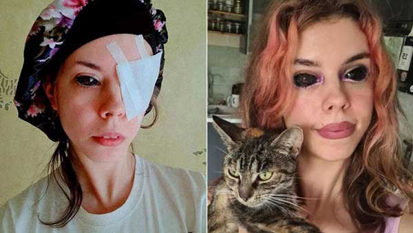 tattoo eyes black 眼白 文身