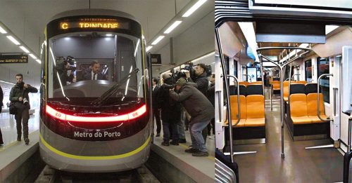 中国制造地铁出口欧盟 首列列车 交付葡萄牙
