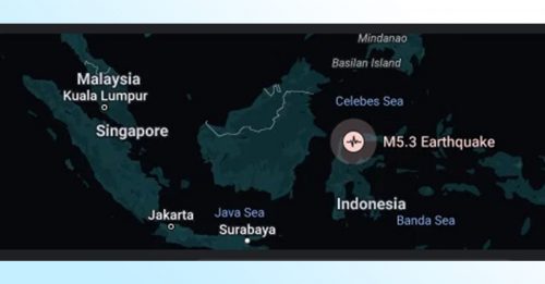 印尼蘇拉威西5.3級地震