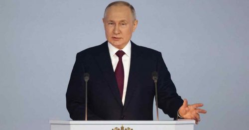普汀：俄国将暂停参与	《新削减战略武器条约》