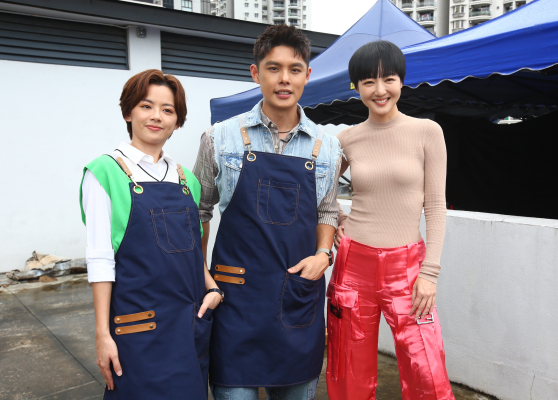 曾洁钰（左起）、许亮宇及吴俐璇非常期待三人在剧中合作能擦出火花。