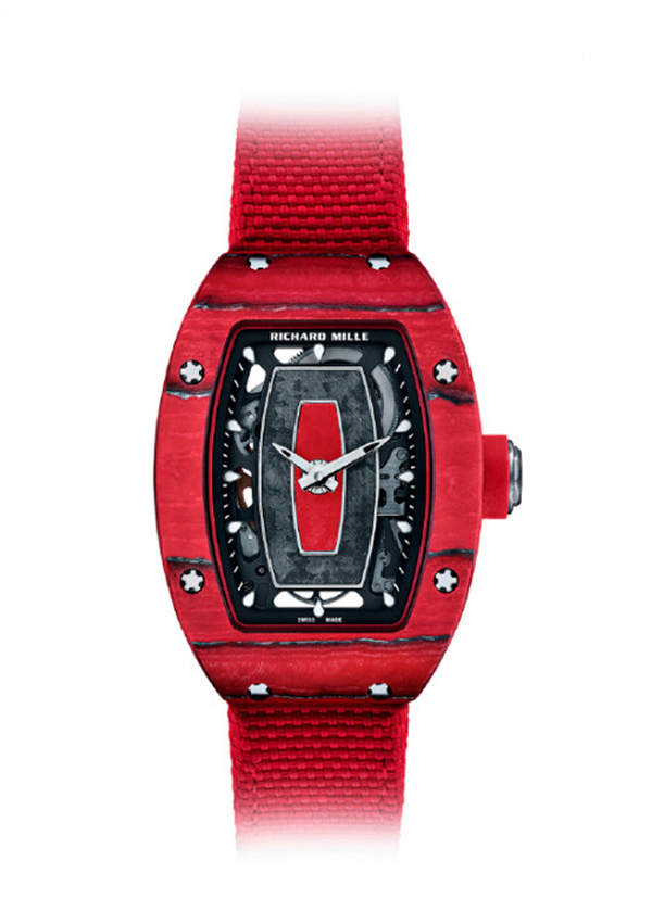 Richard Mille RM 07-01 Racing Red自动上链腕表，限量50只。