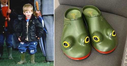 ◤风尚◢威廉王子也爱穿青蛙拖鞋
