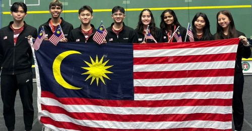 亚洲青年壁球团体赛  马男女半决赛权到手