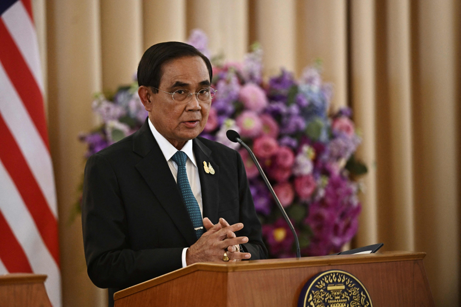泰国首相帕拉育。（法新社）