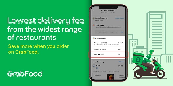 Grab,GrabFood,送餐,Delivery,外卖,Saver Delivery