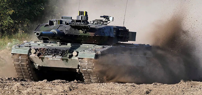 德国的国产黑豹坦克。