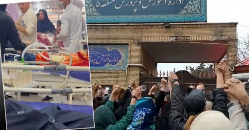 230校遭毒气攻击  5000学生中毒  伊朗教师走上街头抗议