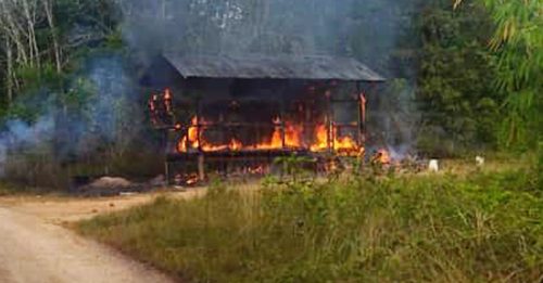 园丘木屋火患 独居老翁遭烧死