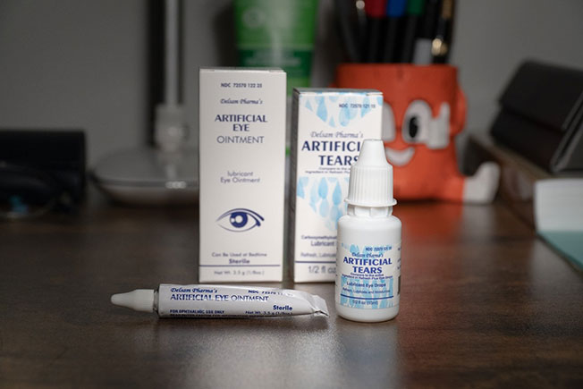 Delsam Pharma眼药水包装。
