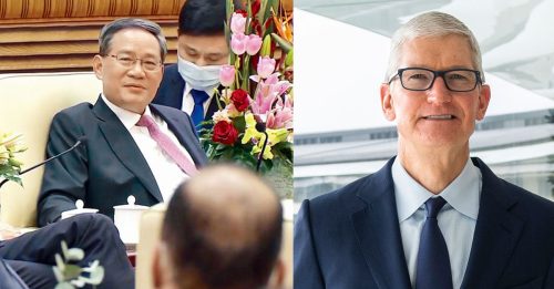李强与苹果CEO会面：中国坚定不移扩大对外开放
