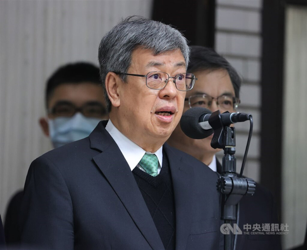 台湾行政院长陈建仁要求加强扫荡黑道聚集处。（中央社）