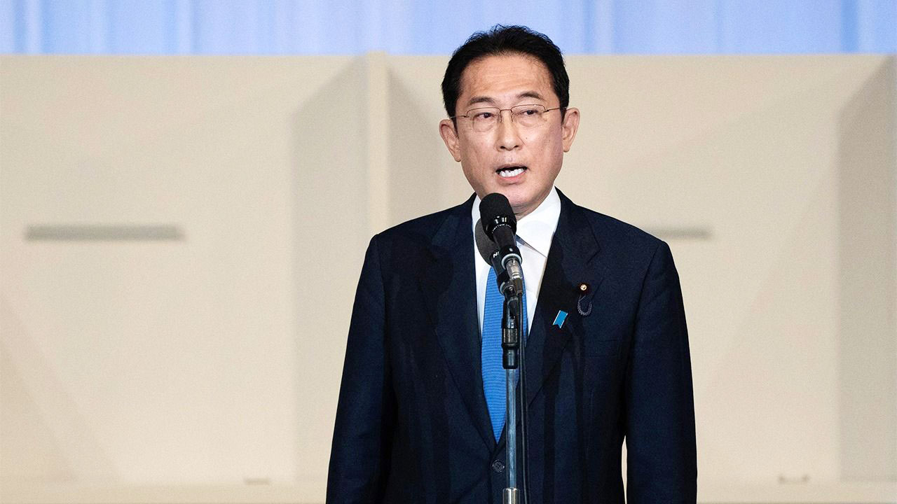 日本首相岸田文雄。