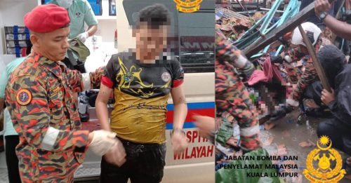 大树倒下砸中车库 男子受困 幸仅轻伤