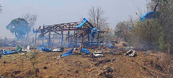 Myanmar Airstrike malaysia 缅甸军政府 空袭
