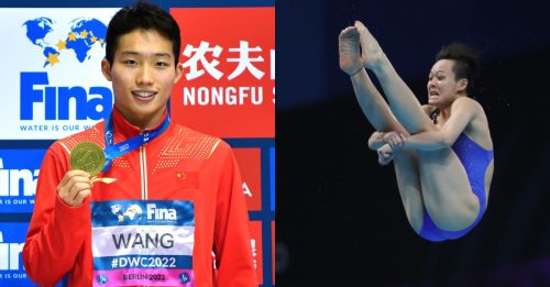 ◤世界杯跳水赛◢男女3公尺跳板 中国囊括金牌