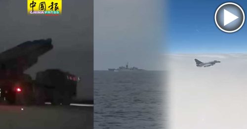 中國再釋軍演影片 火箭軍對台模擬打擊