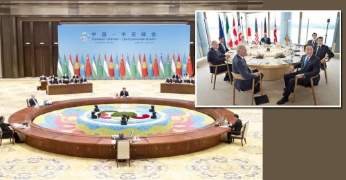 两大峰会比一比 法媒：中亚奢华、G7寒碜