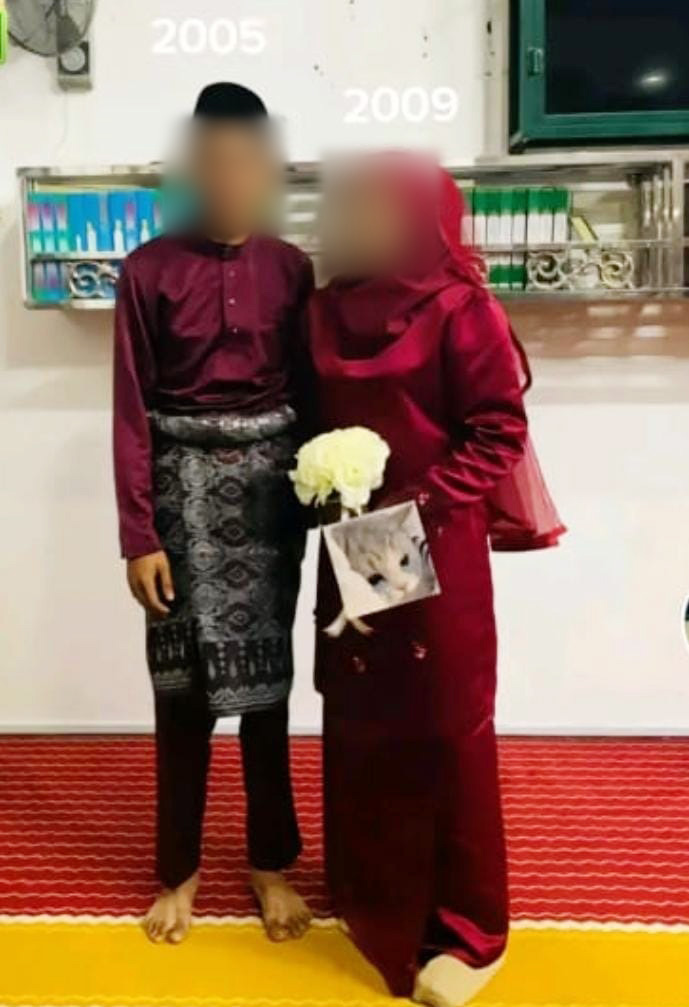 14岁嫁18岁，有网民对新娘的年龄感质疑。