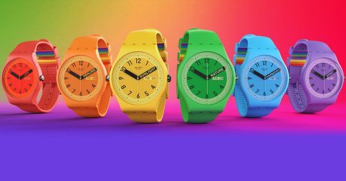 最新彩虹系列手表没“LGBT”字眼 Swatch：首相被误导了