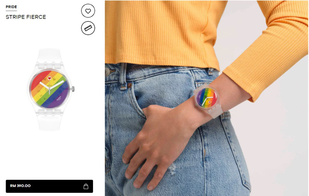 Swatch彩虹手表在官网重新上架。