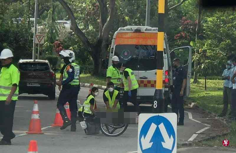 致命车祸发生在惹兰友诺士朝泛岛快速公路朝大士方向的叉路。（档案照）