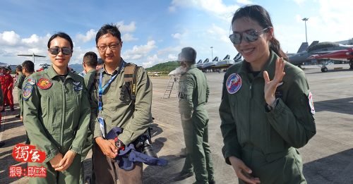 ◤2023年浮罗交怡国际海空展◢ 中国空军女机师何晓莉 也来了！