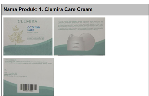 Clemira Care Cream,ointment,poisonous