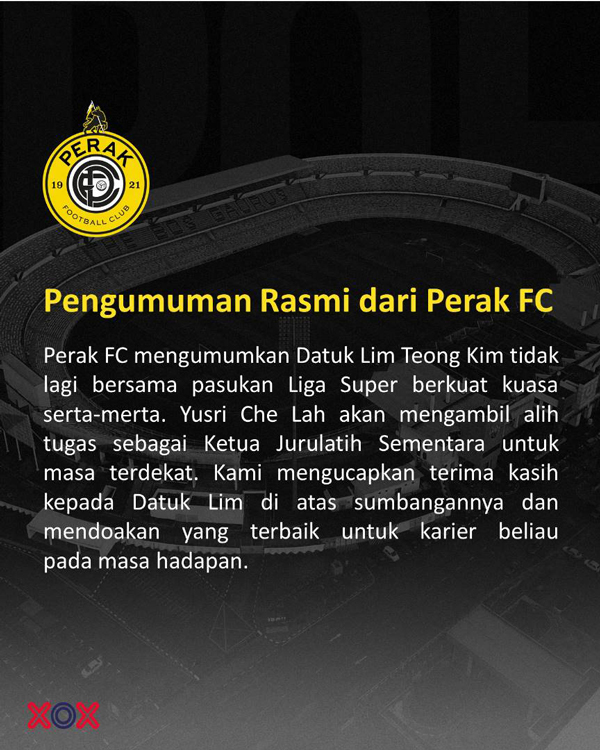 Perak Football Club,Lim Teong Kim