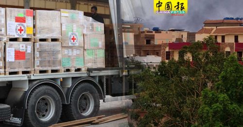 首架紅十字會飛機  載人道主義物資抵蘇丹