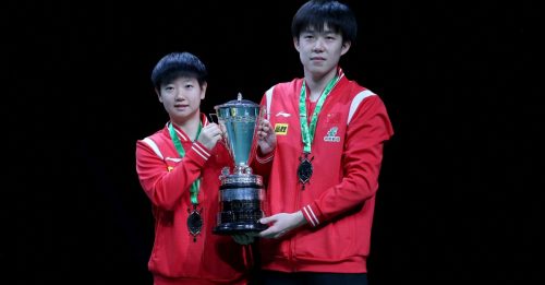 ◤世界乒乓赛◢中国夺混双冠军