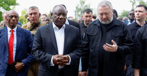 ◤俄烏戰爭一周年◢ 非洲領袖抵烏調解衝突 基輔遭俄襲擊警報大響