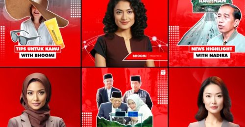 印尼电视台 推AI新闻主播