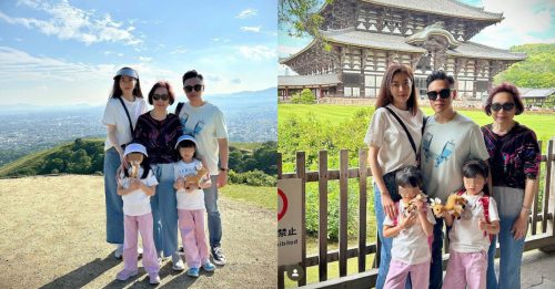 举家游日携家婆同行   熊黛林婆媳关系受关注