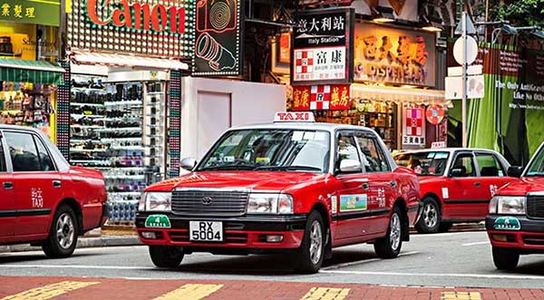 HongKong taxi 德士