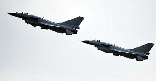 台驱离中国军机收到回应 “只有解放军能保卫台湾”